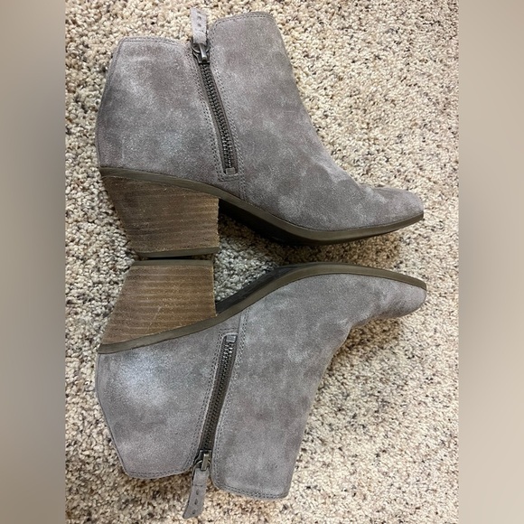 FRYE Judith bootie Double zip Suede Sz 7.5 - Picture 6 of 9